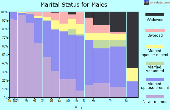Zip code 11222 marital status for males