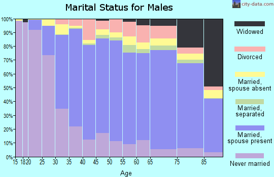 Zip code 11235 marital status for males
