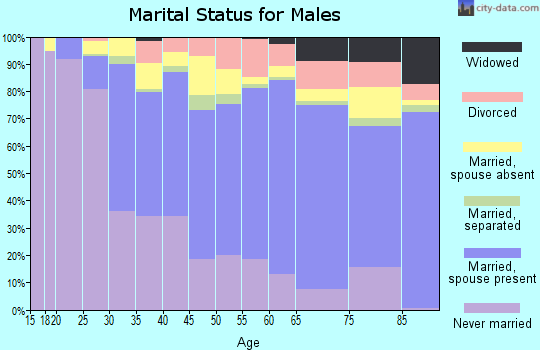 Zip code 11374 marital status for males