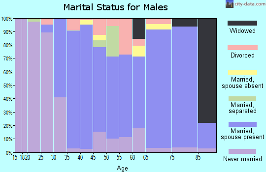 Zip code 11752 marital status for males