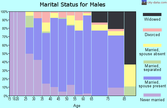 Zip code 11767 marital status for males