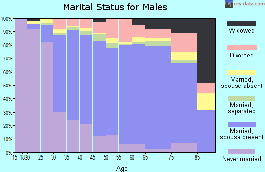 Zip code 11779 marital status for males