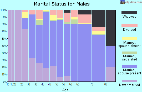 Zip code 11788 marital status for males