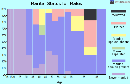 Zip code 12430 marital status for males