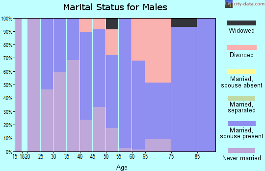 Zip code 12466 marital status for males