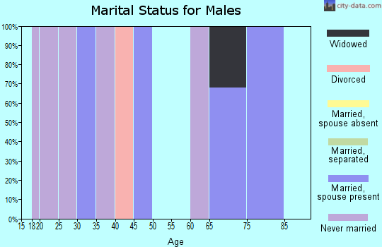 Zip code 12786 marital status for males