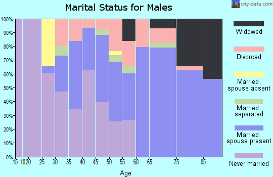Zip code 12790 marital status for males