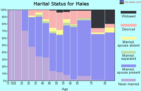 Zip code 21401 marital status