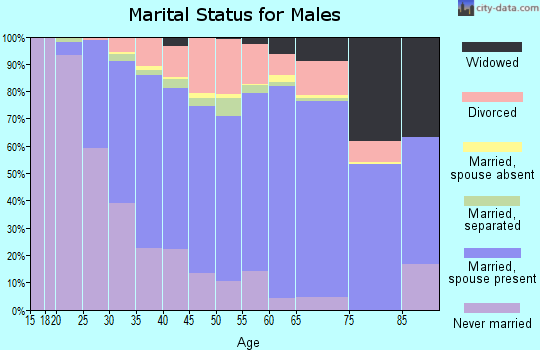 Zip code 22630 marital status for males
