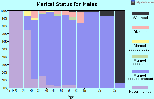 Zip code 30017 marital status for males