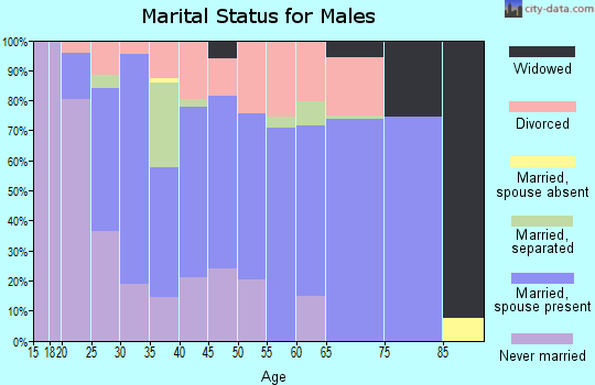 Zip code 30179 marital status for males