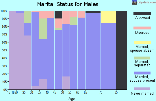 Zip code 30182 marital status for males
