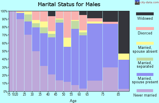 Zip code 30241 marital status for males