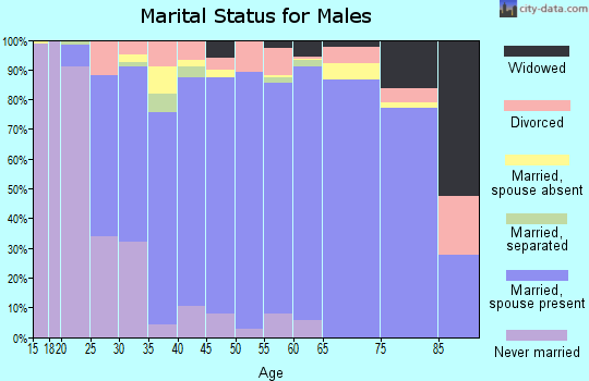 Zip code 30252 marital status for males