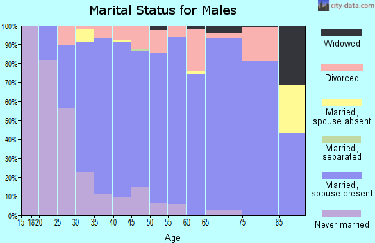 Zip code 30277 marital status for males