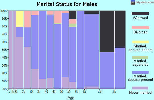 Zip code 30292 marital status for males