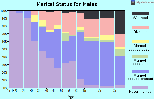 Zip code 30331 marital status for males
