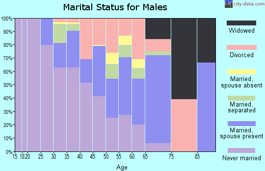 Zip code 30337 marital status for males