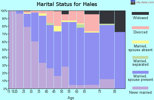 Zip code 30350 marital status for males