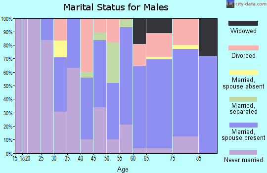 Zip code 30442 marital status for males