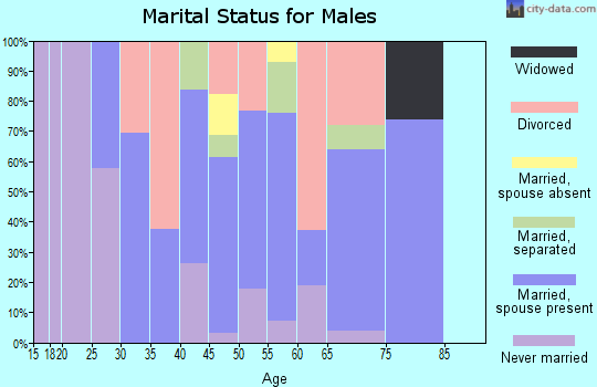 Zip code 30446 marital status for males
