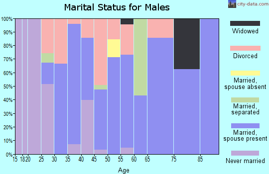 Zip code 30450 marital status for males