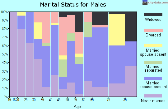 Zip code 30457 marital status for males