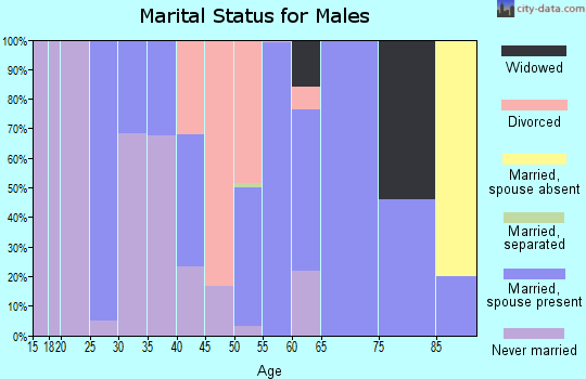 Zip code 30552 marital status for males