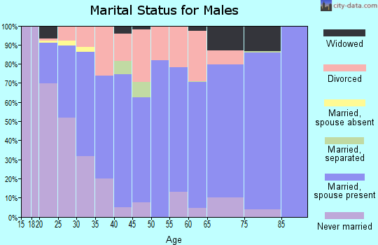 Zip code 30577 marital status for males