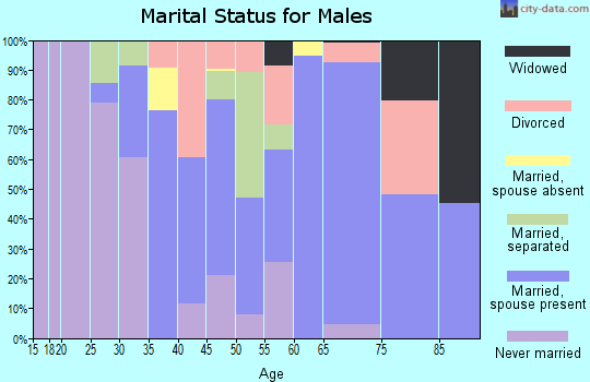 Zip code 30646 marital status for males