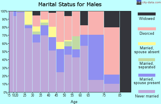 Zip code 31012 marital status for males