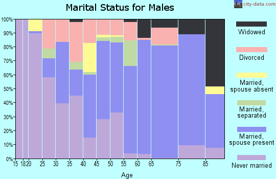 Zip code 31014 marital status for males