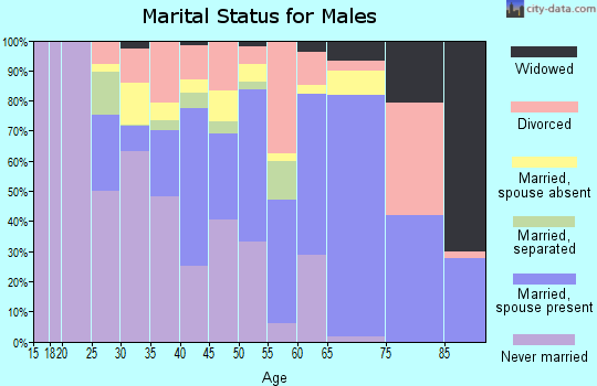 Zip code 31096 marital status for males