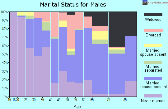 Zip code 31217 marital status for males