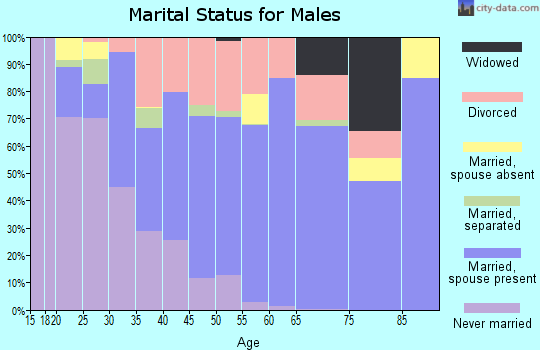 Zip code 31510 marital status for males
