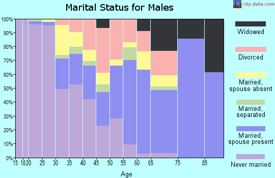 Zip code 31546 marital status for males