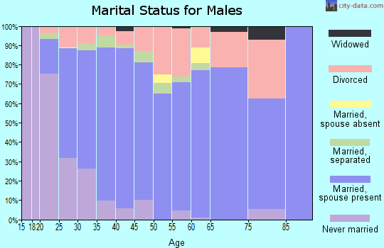 Zip code 31548 marital status for males