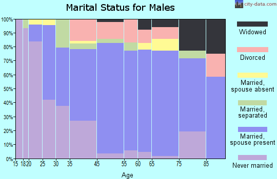 Zip code 31754 marital status for males