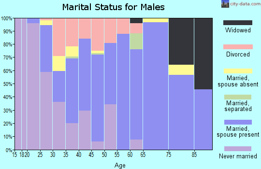 Zip code 31757 marital status for males