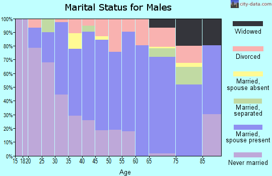 Zip code 31791 marital status for males