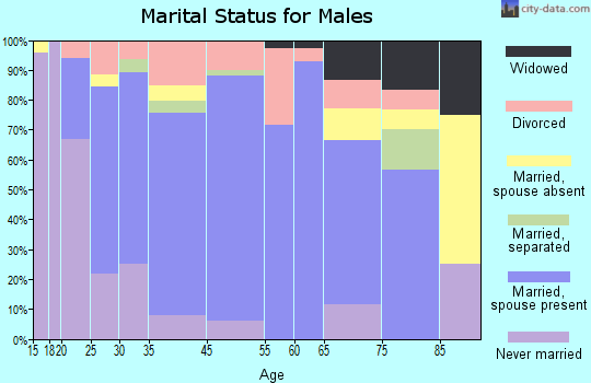 Zip code 31797 marital status for males