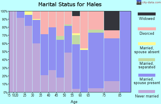 Zip code 32096 marital status for males
