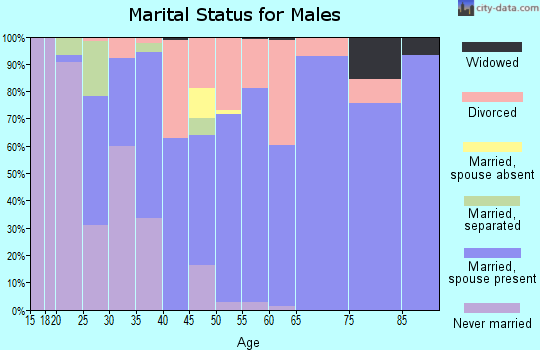 Zip code 32439 marital status for males