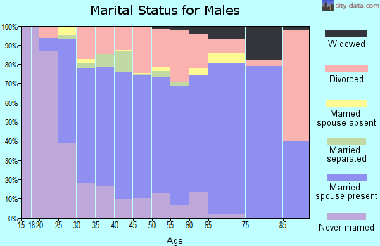 Zip code 36067 marital status for males