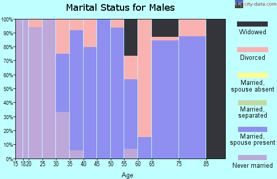 Zip code 36262 marital status for males