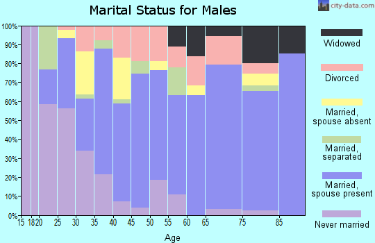 Zip code 36322 marital status for males