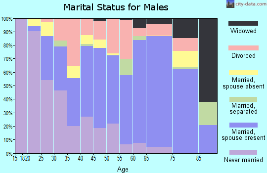 Zip code 36323 marital status for males