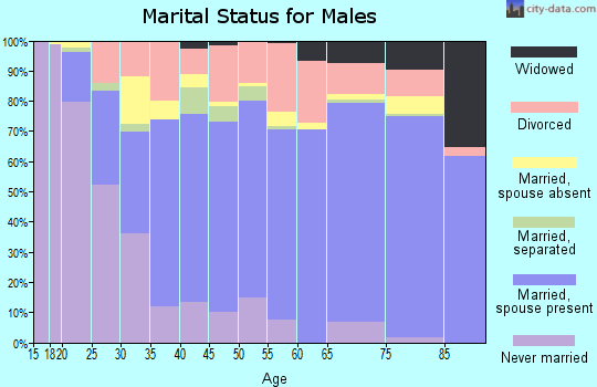 Zip code 36330 marital status for males