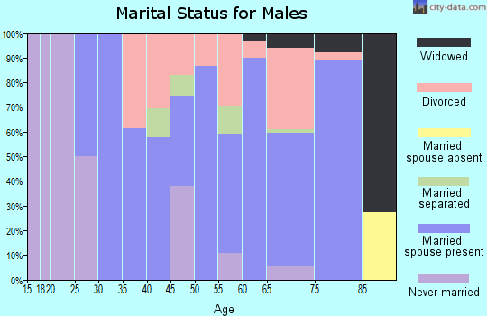 Zip code 36453 marital status for males