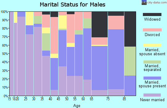 Zip code 36744 marital status for males